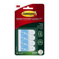 Command Outdoor Refill Strips 17022AW-ES Small, Pack of 16